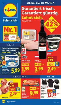 Vorschau des Merkblatts Lidl aktionen vom Shop Lidl gültig von 09.07.2026 bis 15.07.2026