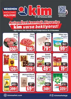 Kim Market Kim Market Katalog - Yeni Mağaza Açılış Özel 17.07.2026 - Broşürünün önizlemesi