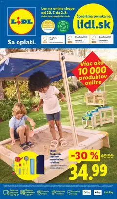 Náhľad Lidl letáku platného od 20.07.2026