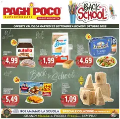 Anteprima dell'opuscolo Paghi Poco volantino dal negozio Paghi Poco valido da 22/09/2026