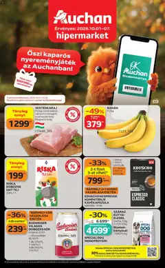 Auchan - Auchan akciós újság megtekintése, amely érvényes 2026.10.01.-től