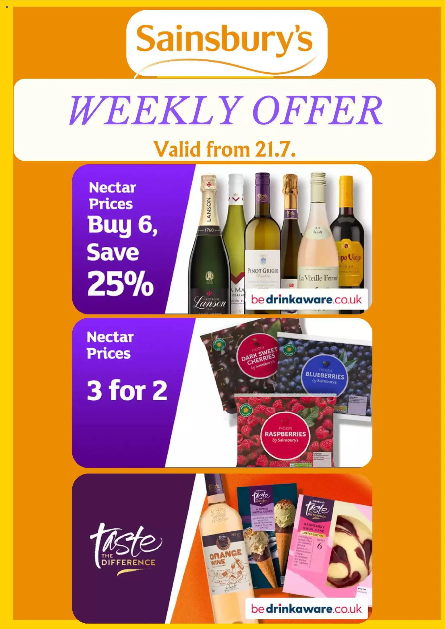 Preview of Sainsbury's Sainsbury's - Offers valid from 21/07/2026