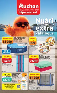 Auchan - Auchan Nyári extra ajánlataink megtekintése, amely érvényes 2026.06.11.-től