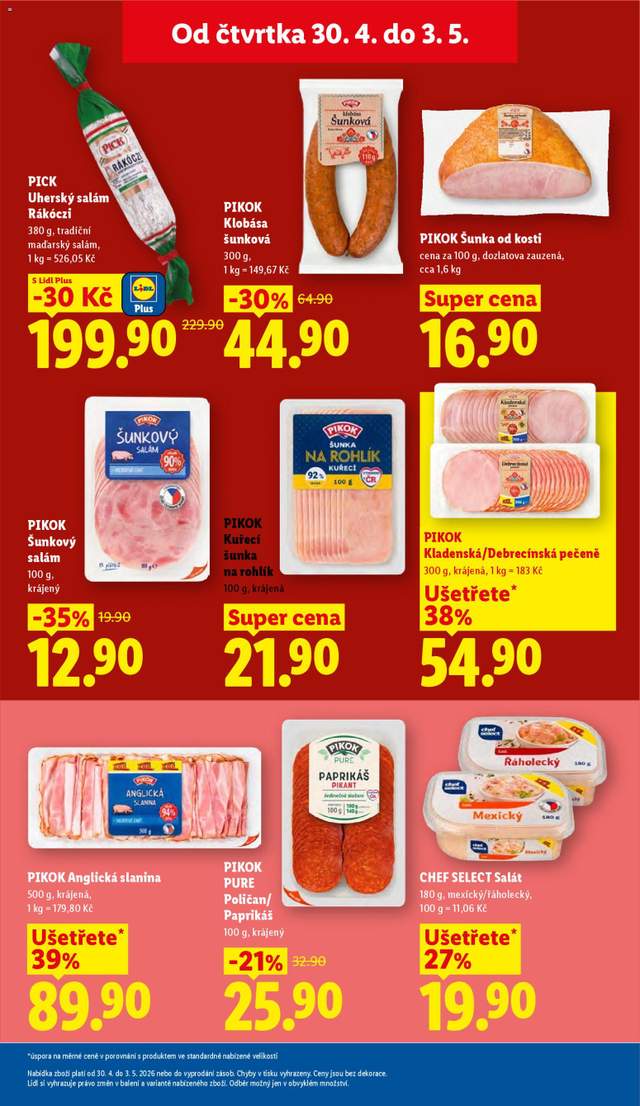 Nový Lidl leták od 30.04.