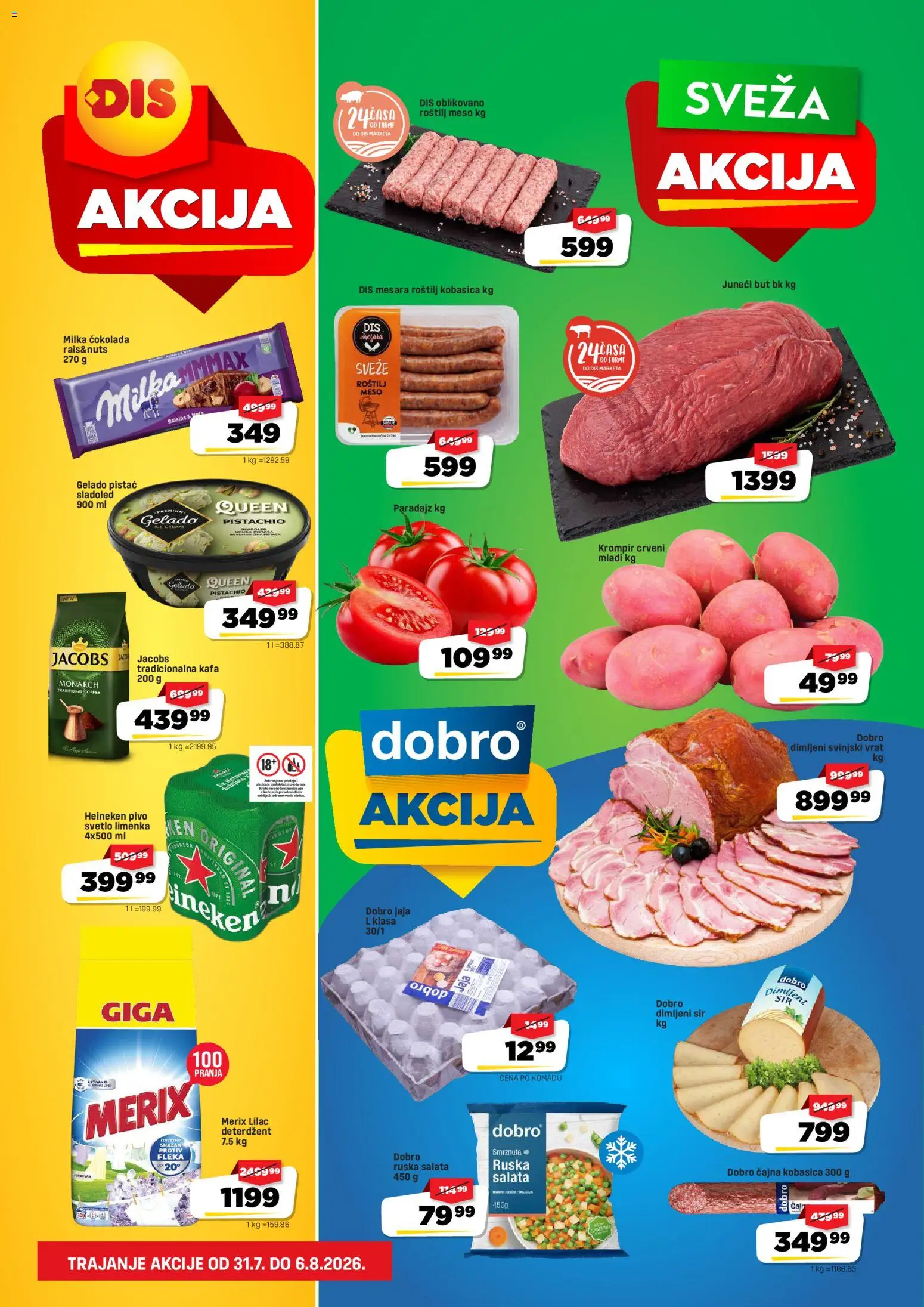 Pregled DIS kataloga - važi od 31.07.2026