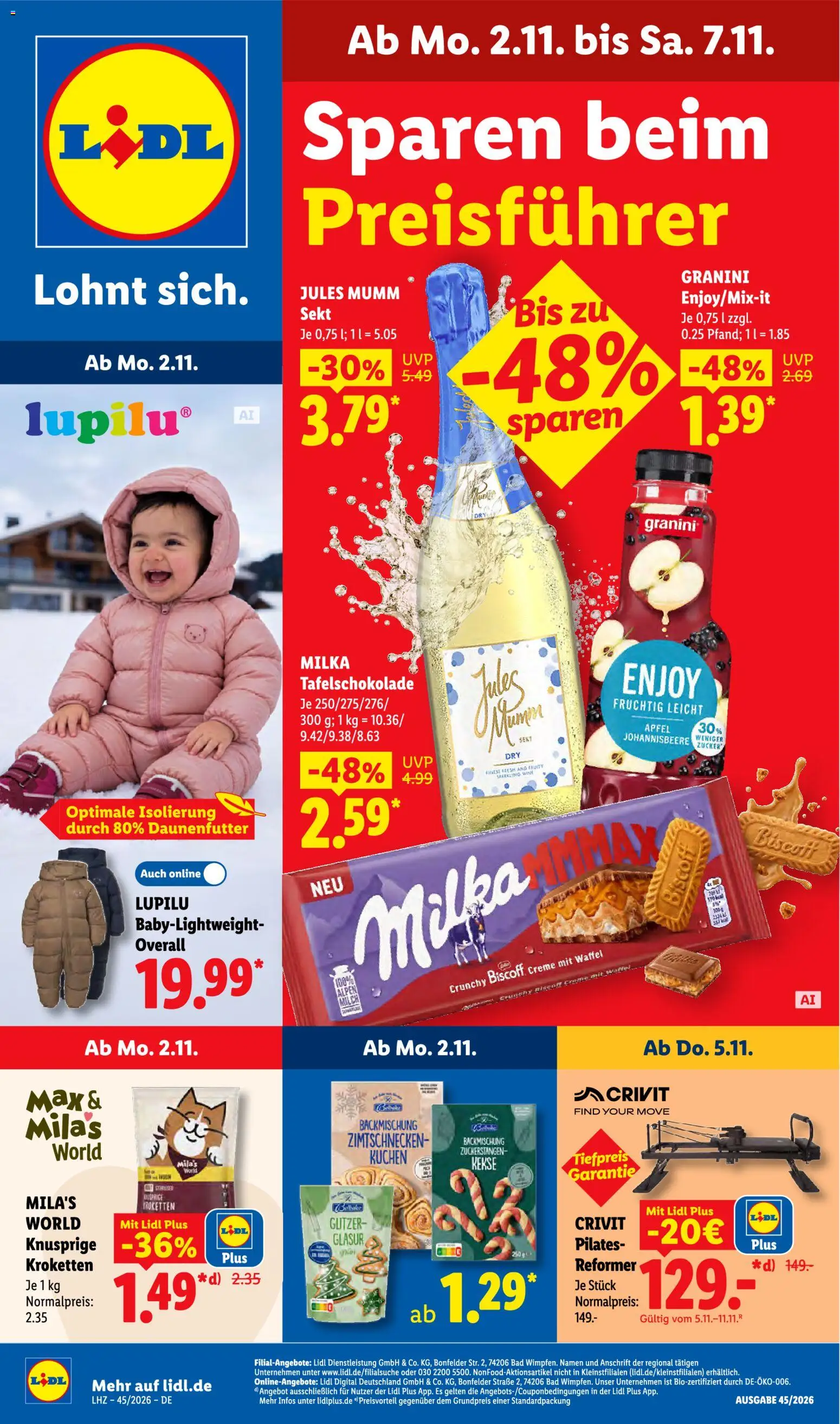 Náhled nabídky: Lidl Německo Lidl Německo leták platný od 02.11.2026