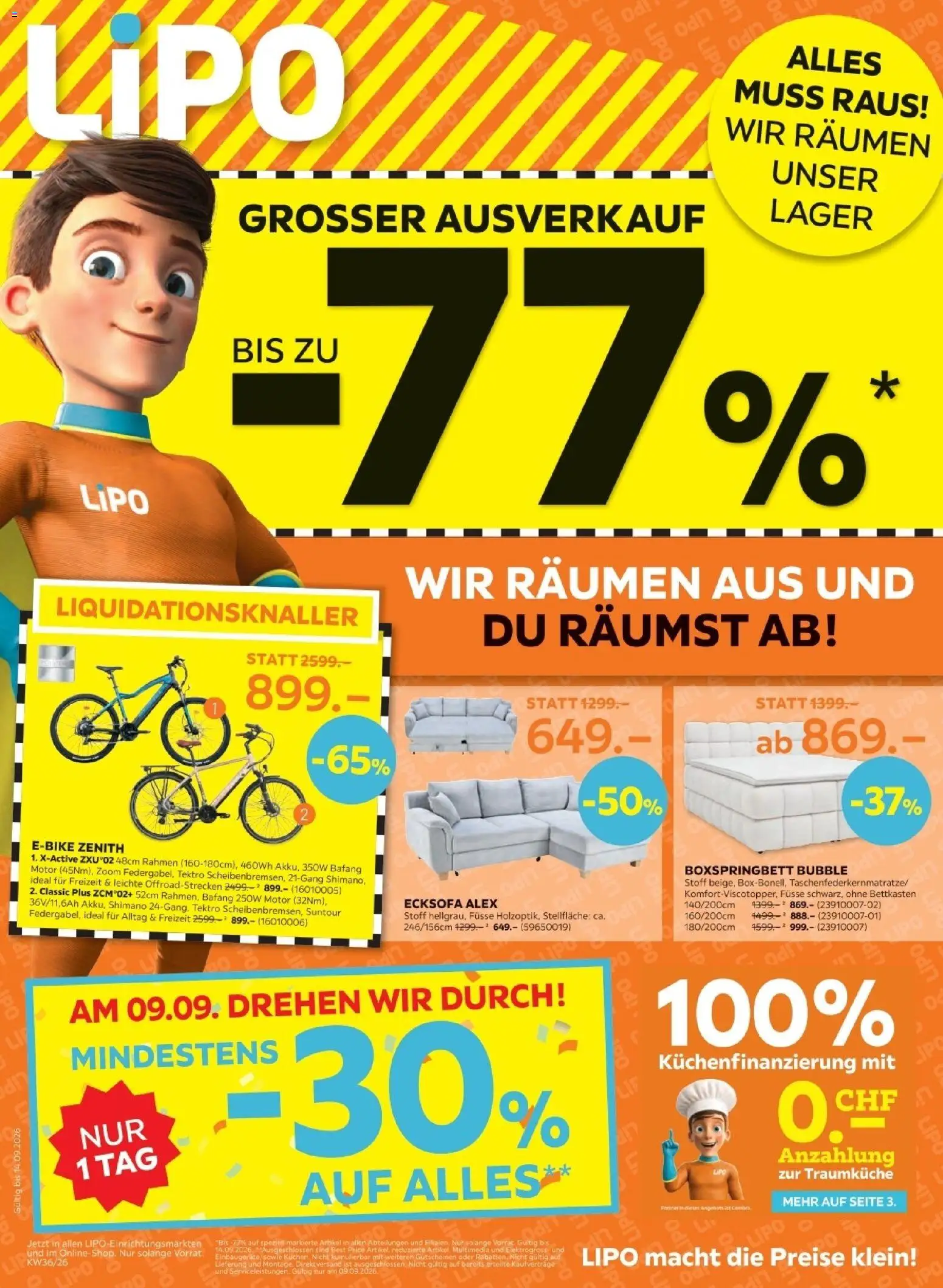 Vorschau des Merkblatts Lipo aktionen vom Shop Lipo gültig von 01.09.2026 bis 14.09.2026
