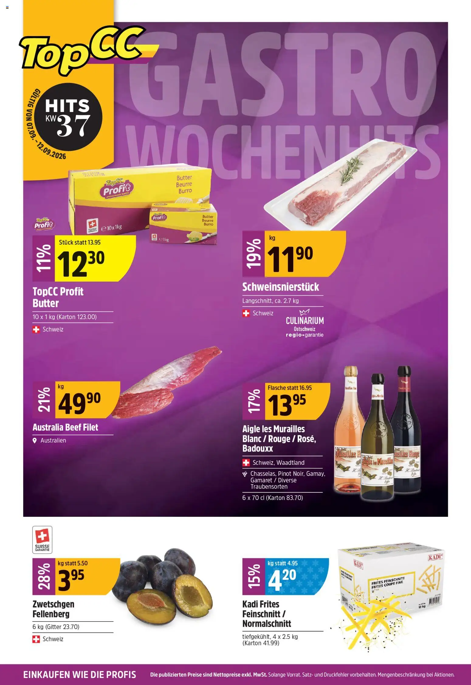 Vorschau des Merkblatts TopCC aktionen vom Shop TopCC gültig von 07.09.2026 bis 12.09.2026