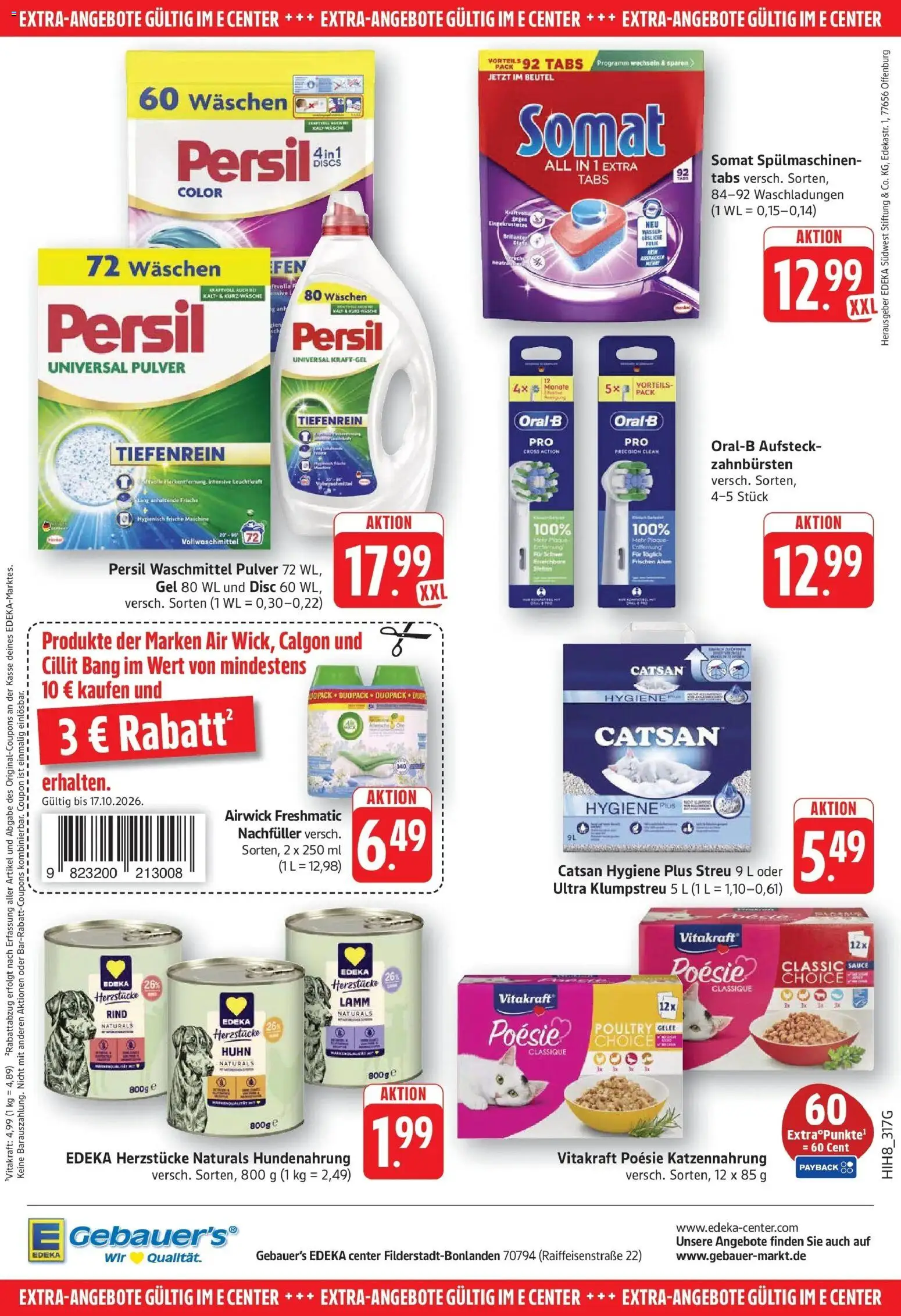Vorschau von dem Prospekt des Geschäftes Edeka, gültig ab dem 12.10.2026