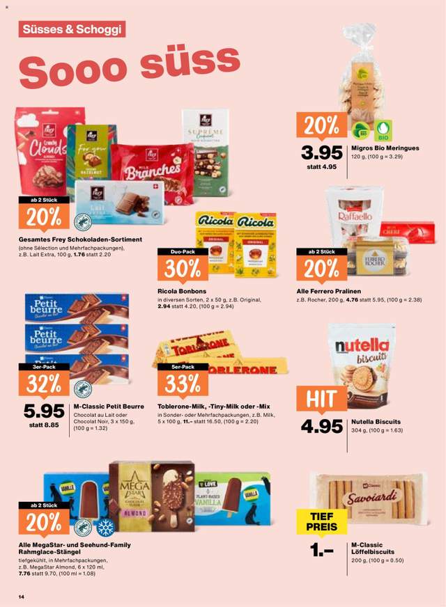 Neue Migros Aktionen ab 10.09.