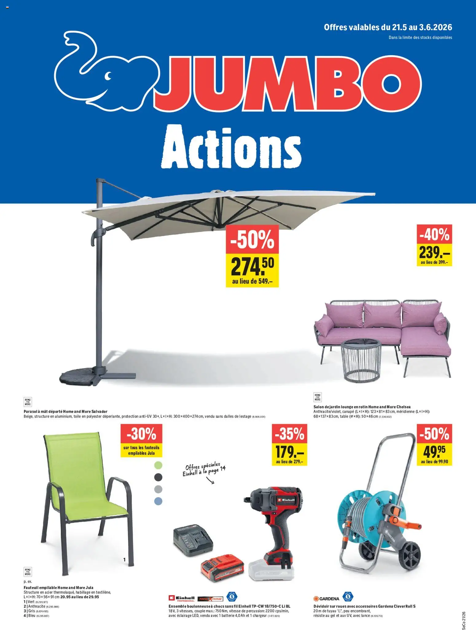Vorschau des Merkblatts Jumbo aktionen FR vom Shop Jumbo gültig von 21.05.2026 bis 03.06.2026