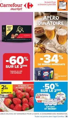 Prévisualisation de Carrefour Market catalogue du magasin Carrefour Market formulaire valide 23/06/2026