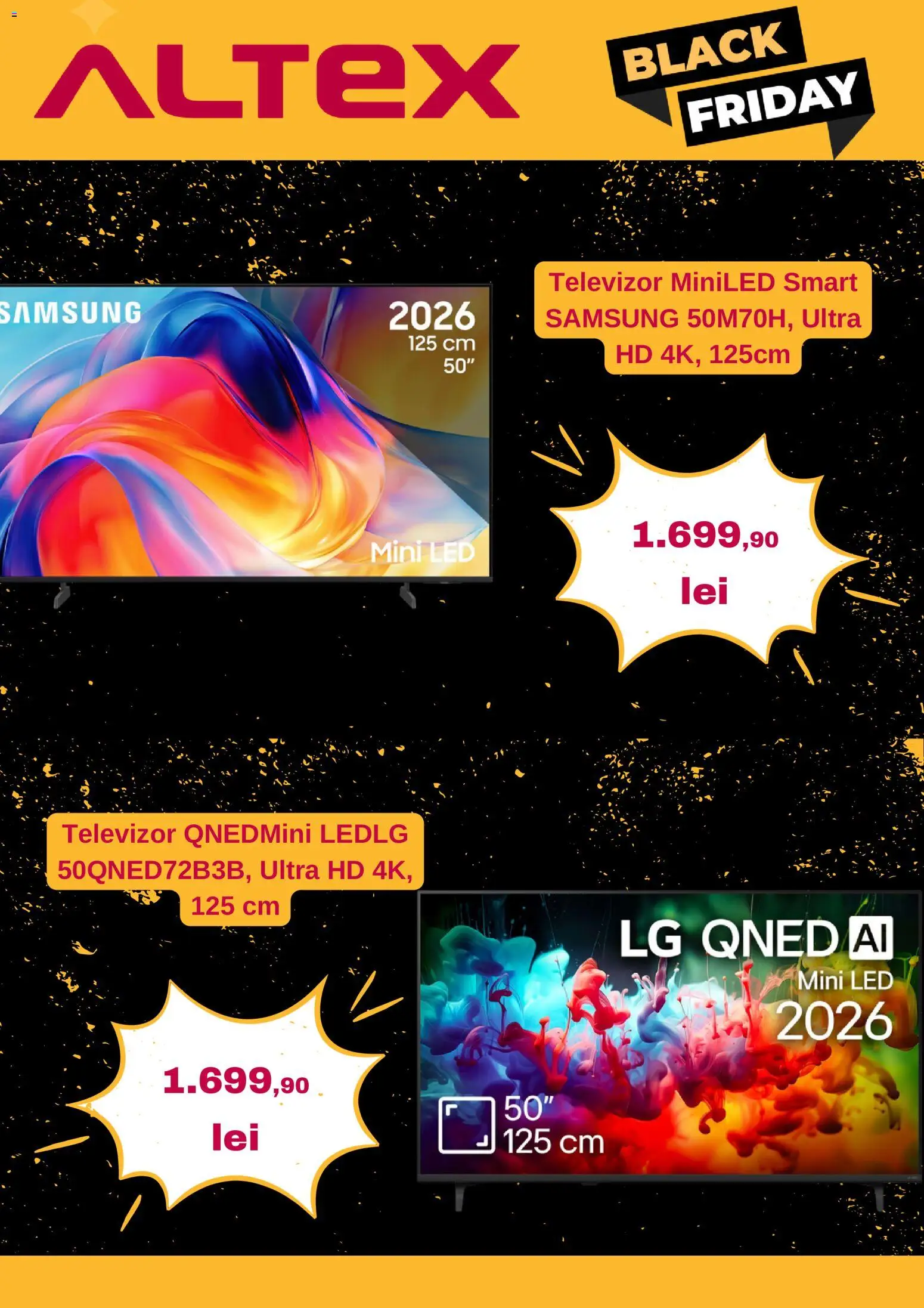 Previzualizarea de cataloage: Altex Altex Black Friday valabil de la 29.10.2026