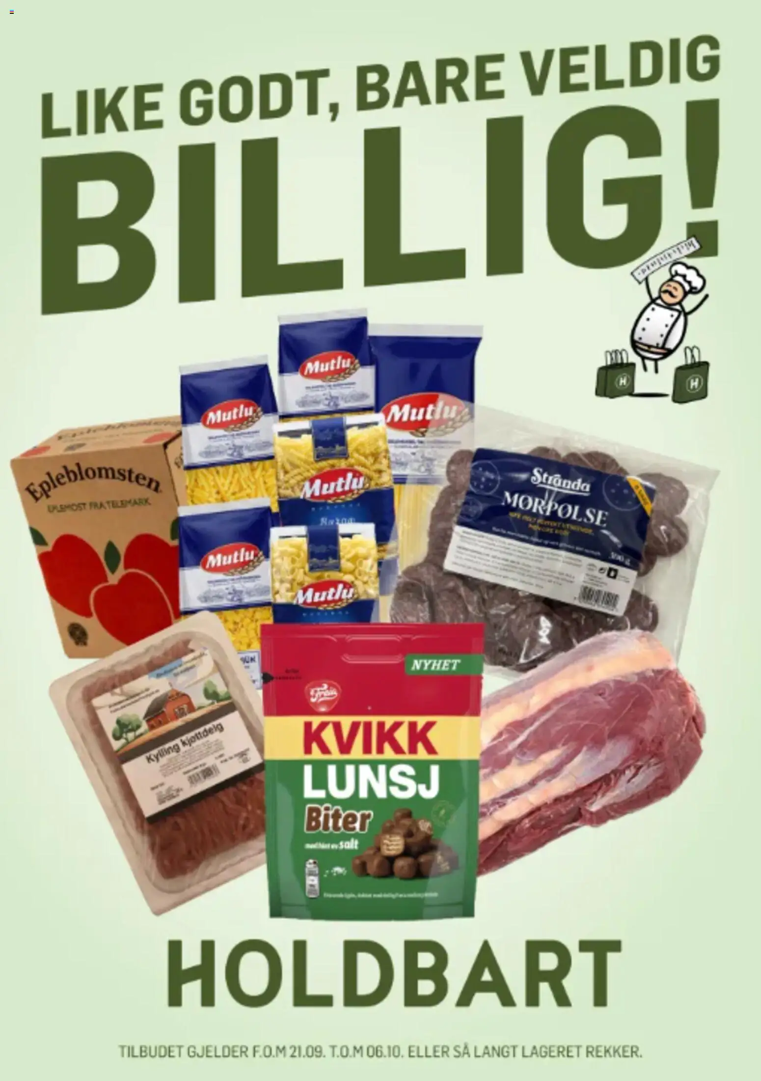 Forhåndsvis Holdbart kundeavis fra butikk Holdbart gyldig fra 21/09/2026
