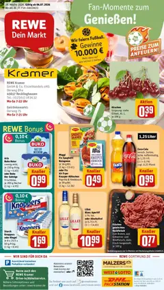 Vorschau von dem Prospekt des Geschäftes Rewe, gültig ab dem 05.07.2026