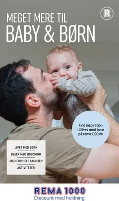 Eksempel på tilbudsavis Rema 1000 - Meget mere til baby & børn fra butik Rema 1000 gyldig fra 10/05/2026