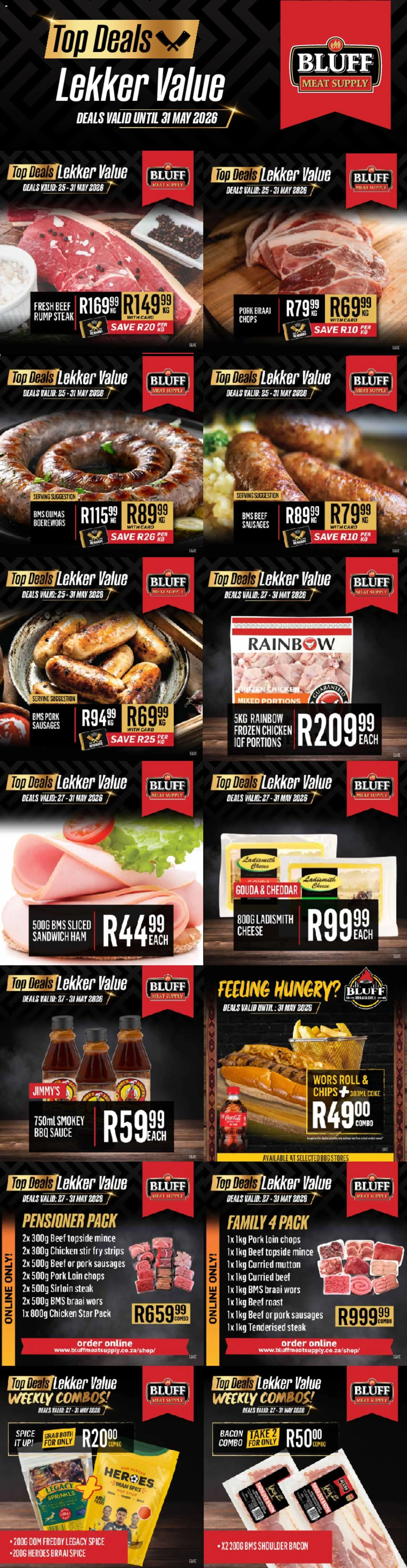 Preview of Bluff Meat Supply flyer valid from 27/05/2026