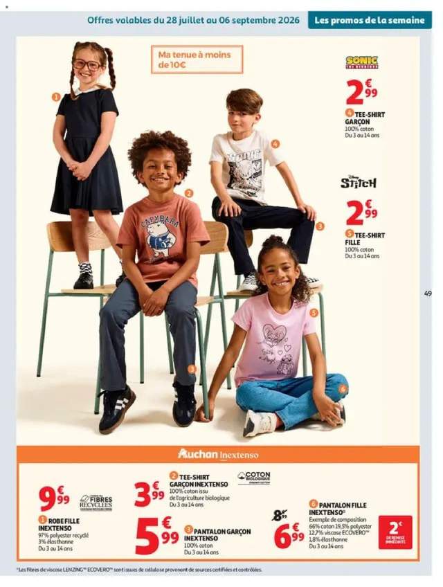 Nouveau catalogue Auchan à partir du 28/07