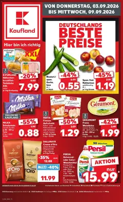 Vorschau von dem Prospekt des Geschäftes Kaufland, gültig ab dem 03.09.2026