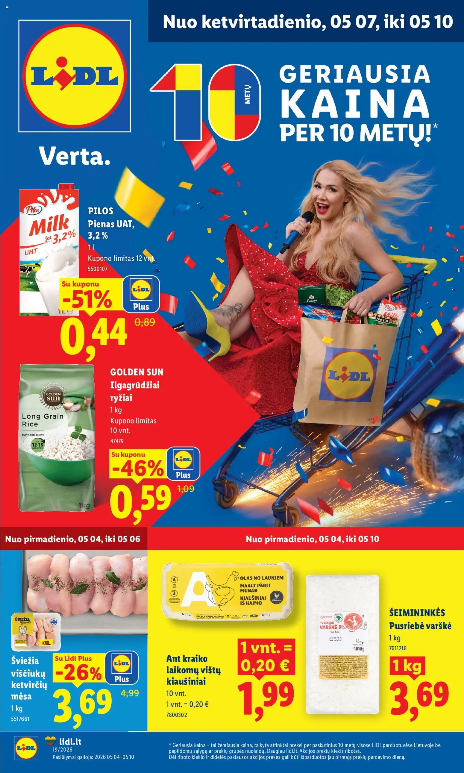 LIDL parduotuvės leidinio LIDL leidinys galiojančio nuo 2026.05.04 peržiūra
