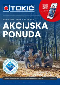 Pregled letka Tokić Katalog trgovine Tokić vrijedi od 01.09.2026