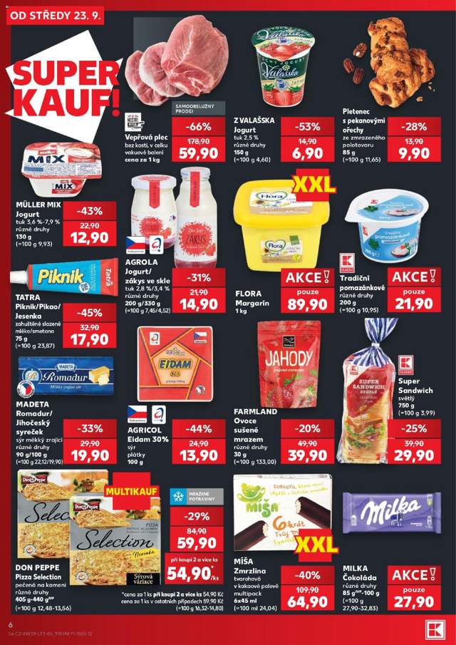 Nový Kaufland leták od 23.09.