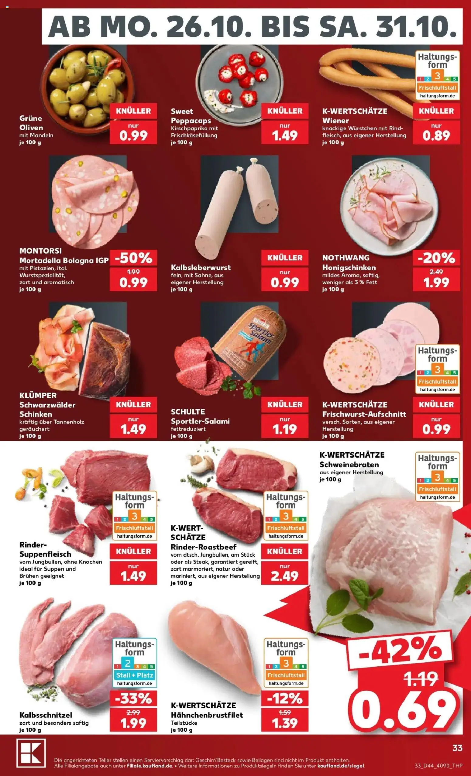 Vorschau von dem Prospekt des Geschäftes Kaufland, gültig ab dem 26.10.2026