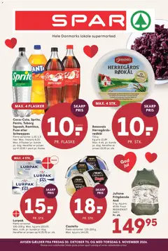 Eksempel på tilbudsavis Spar - Tilbudsavis uge 44 fra butik Spar gyldig fra 30/10/2026