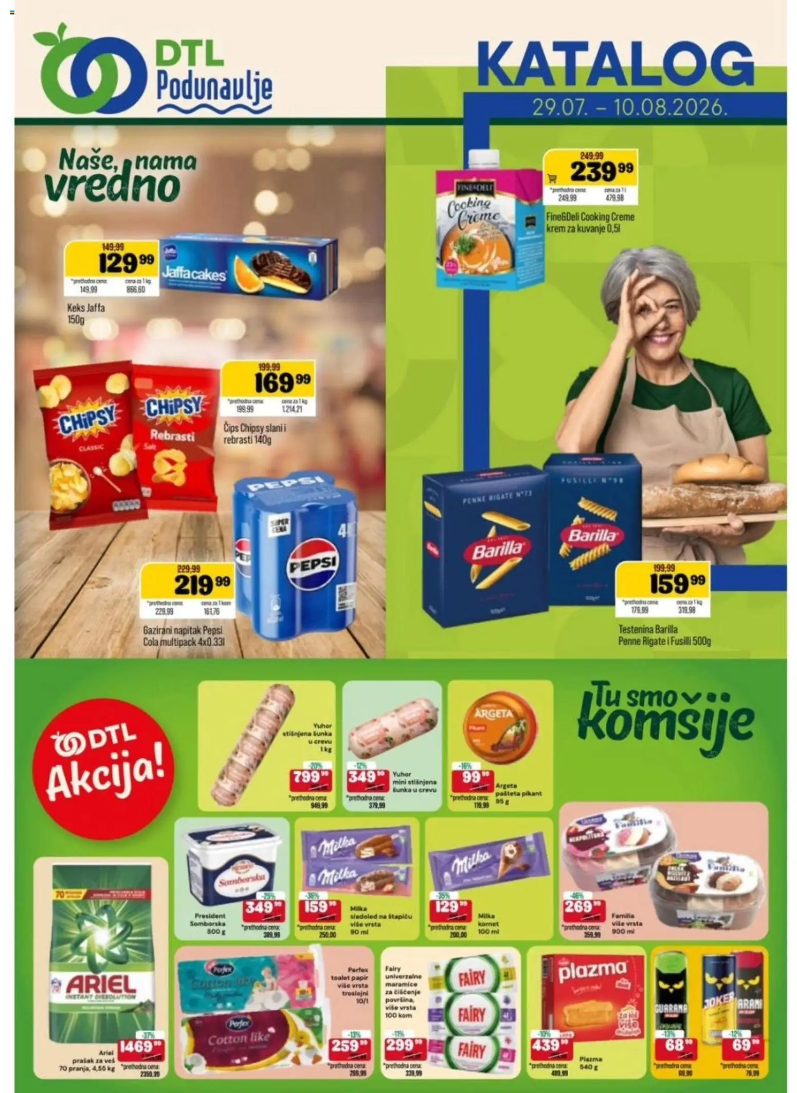 Pregled Podunavlje kataloga - važi od 29.07.2026