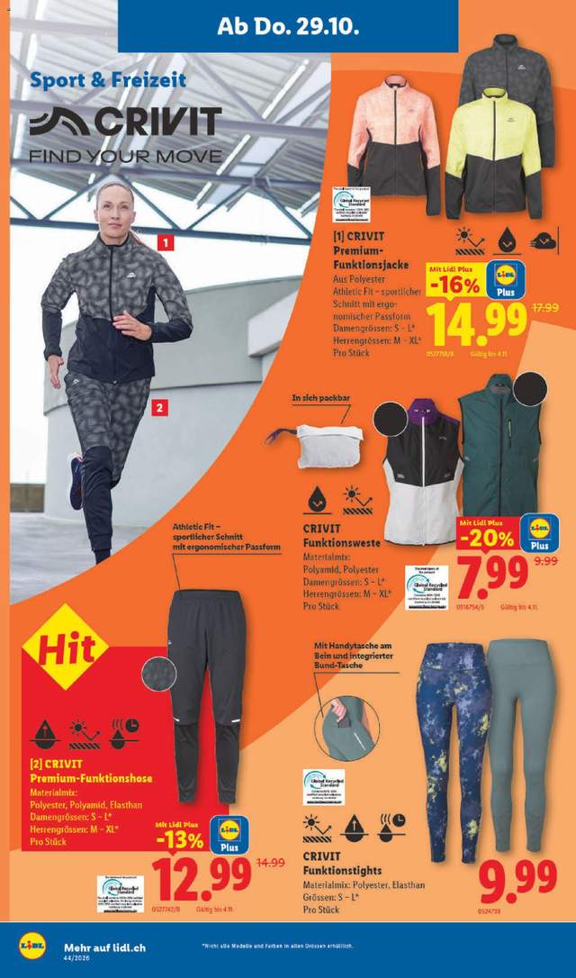 Neue Lidl Aktionen ab 29.10.