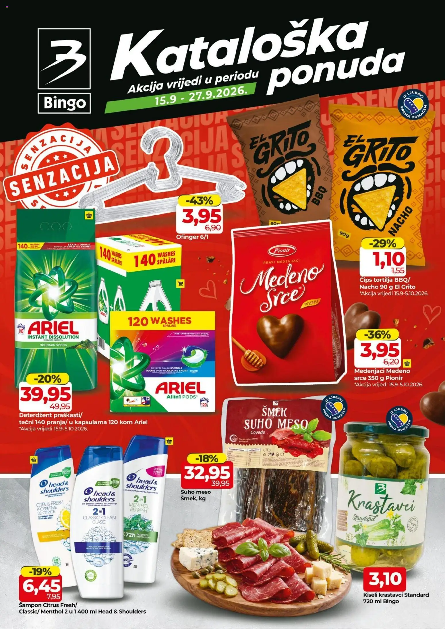 Pregled letka Bingo katalog trgovine Bingo vrijedi od 15.09.2026
