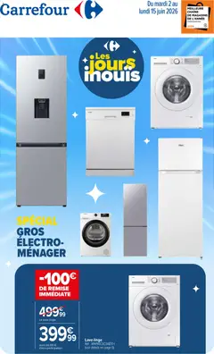 Prévisualisation de Carrefour Spécial gros électro-ménager du magasin Carrefour formulaire valide 02/06/2026