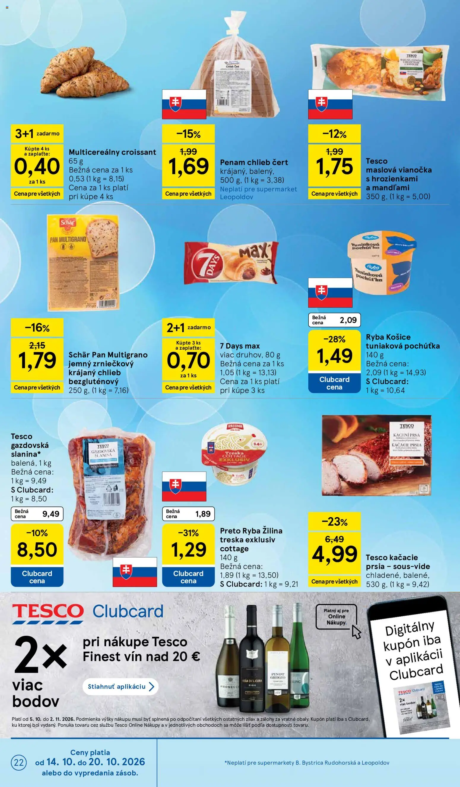 Náhľad Tesco letáku platného od 14.10.2026