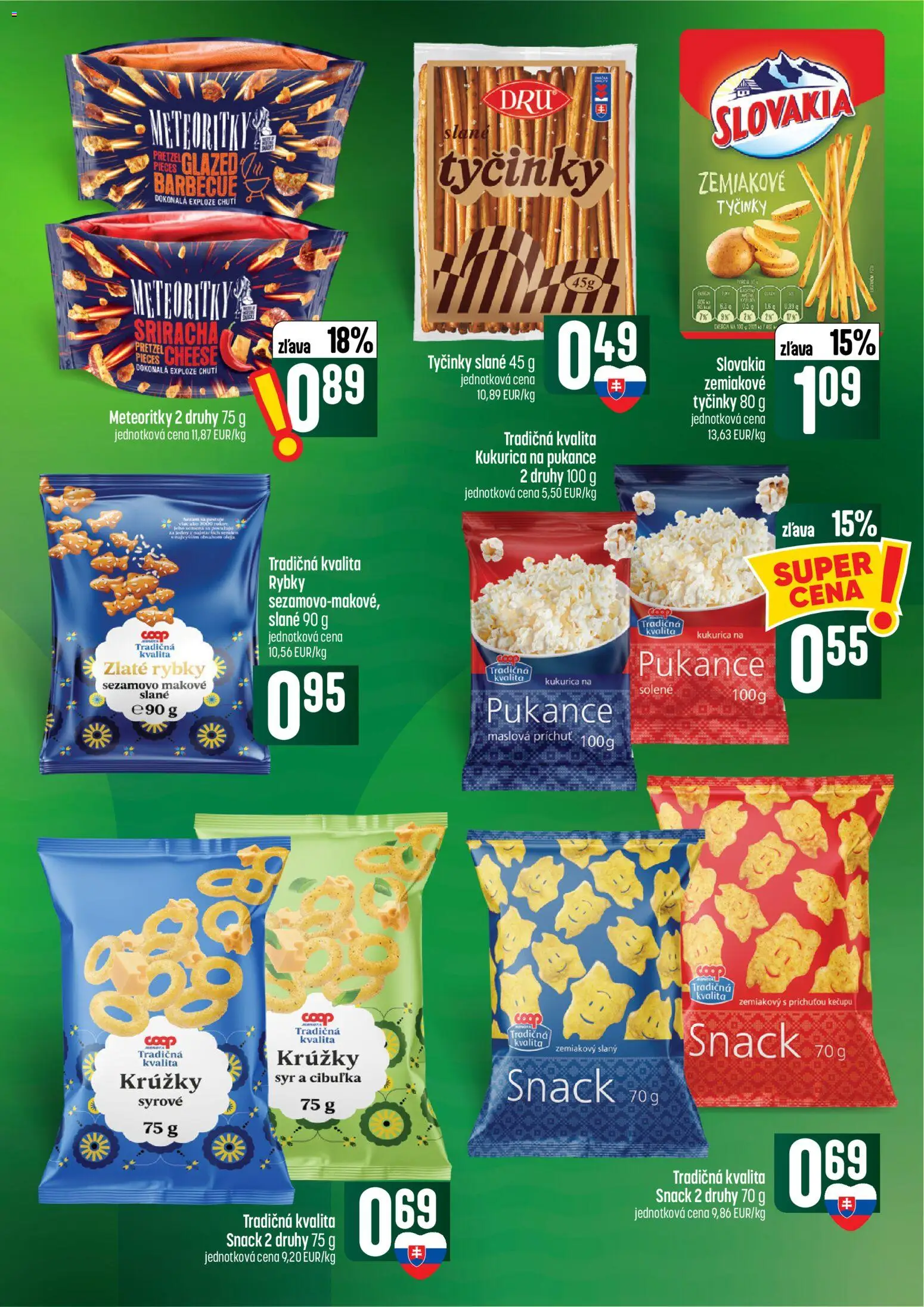 Náhľad COOP Jednota letáku platného od 08.10.2026 - Syr, Kukurica