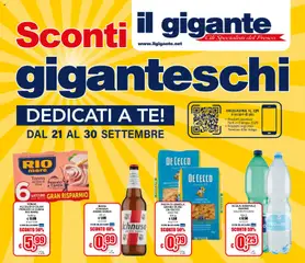 Anteprima dell'opuscolo Il Gigante volantino dal negozio Il Gigante valido da 21/09/2026