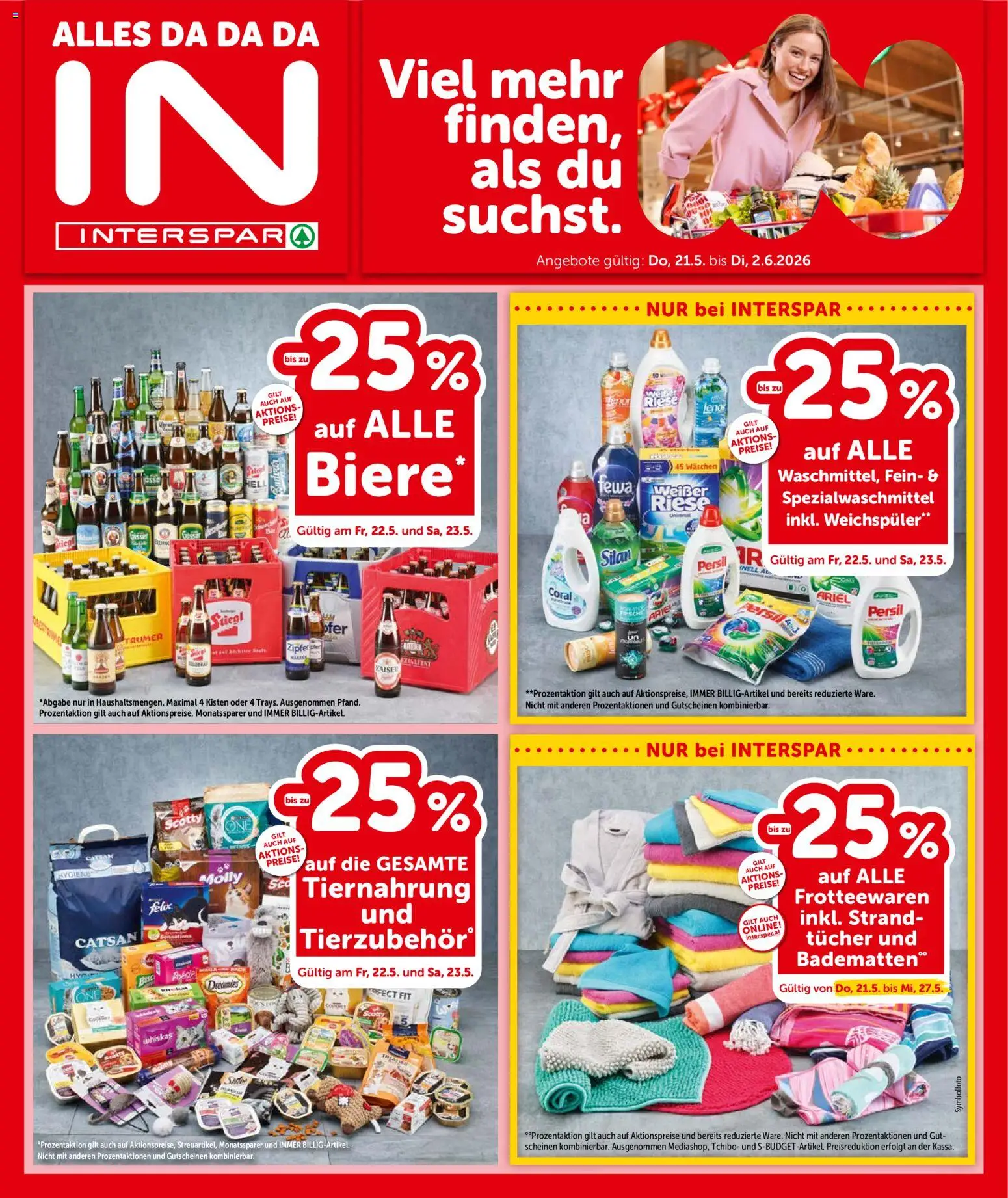 Vorschau der Angebote: Interspar Interspar Flugblatt - Salzburg gültig ab 21.05.2026
