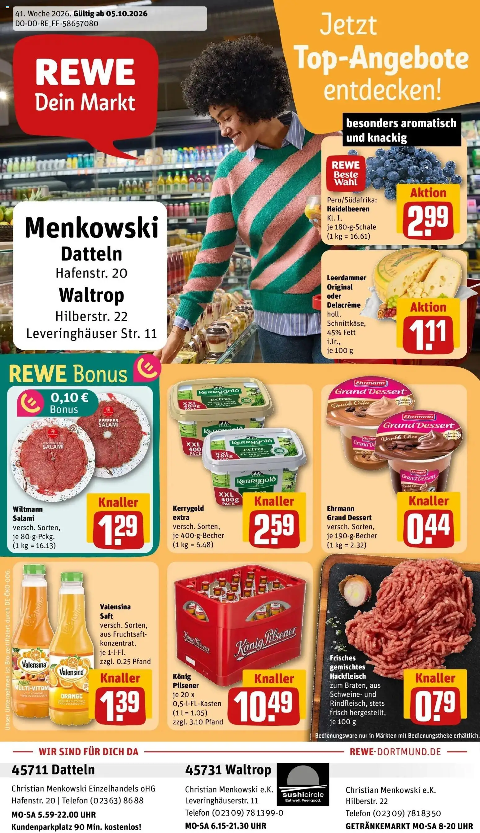 Vorschau von dem Prospekt des Geschäftes Rewe, gültig ab dem 05.10.2026