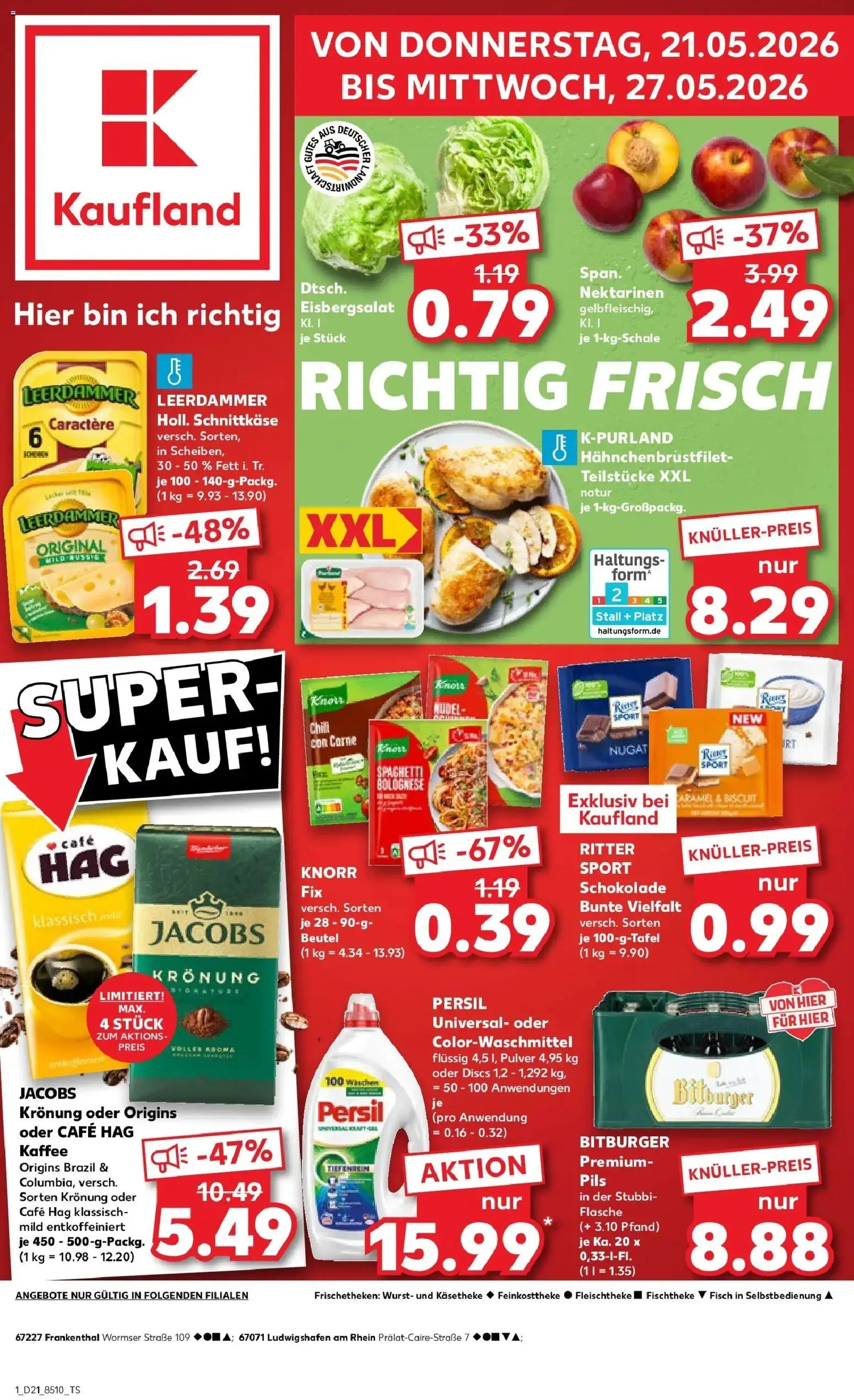 Vorschau von dem Prospekt des Geschäftes Kaufland, gültig ab dem 21.05.2026