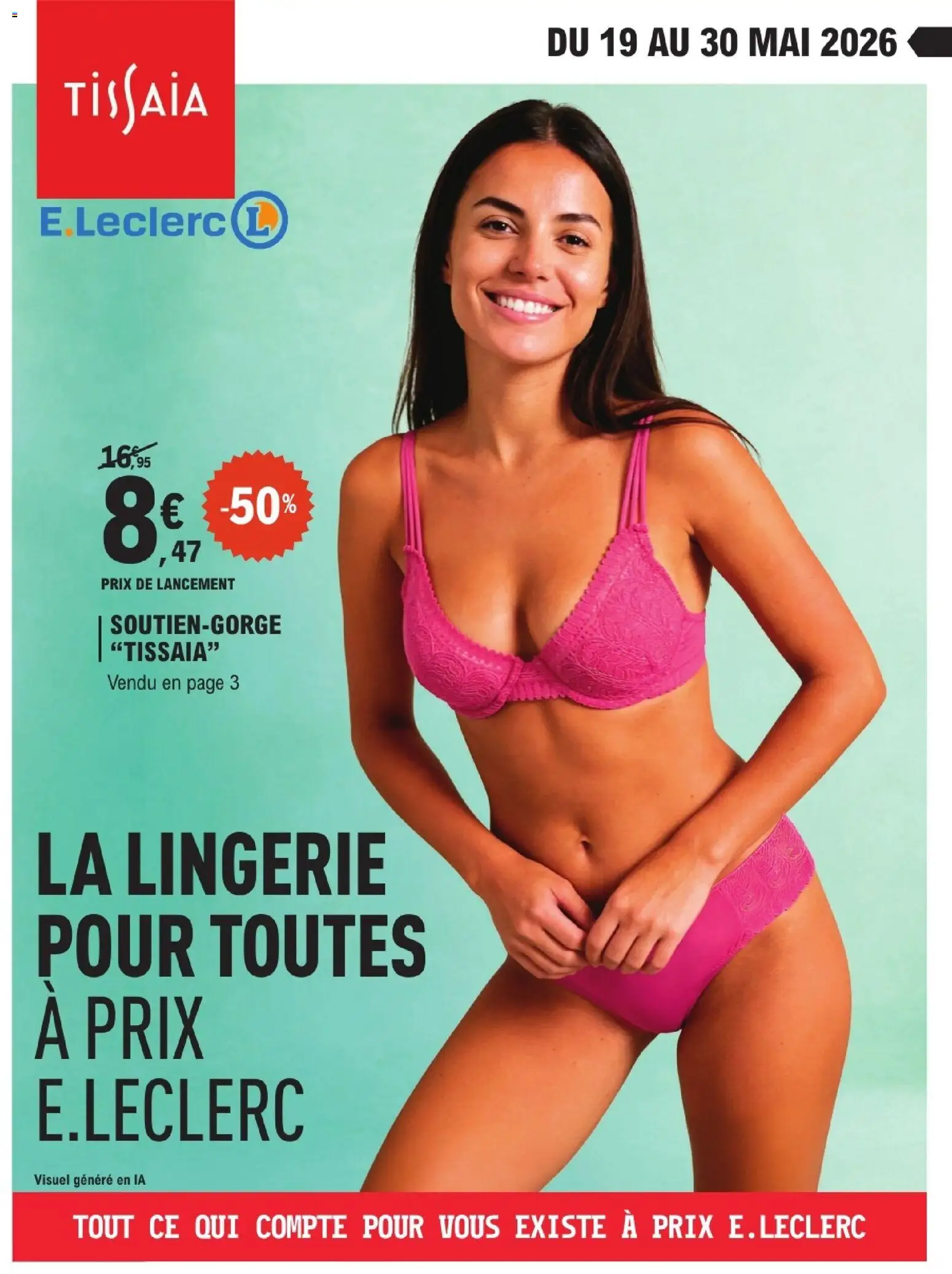 Prévisualisation de E.Leclerc Lingerie du magasin E.Leclerc formulaire valide 19/05/2026