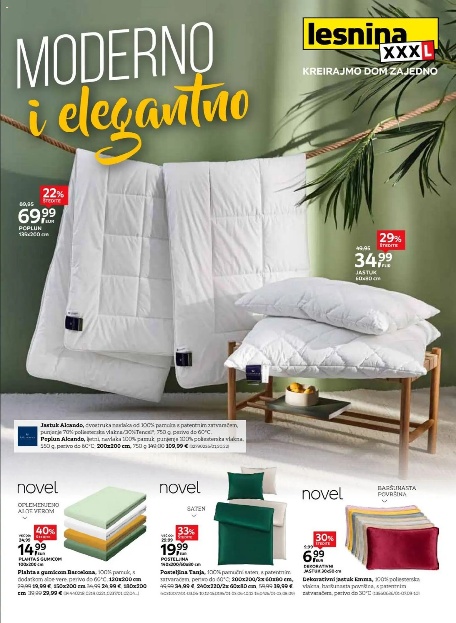 Pregled letka Lesnina Moderno i elegantno trgovine Lesnina vrijedi od 10.09.2026