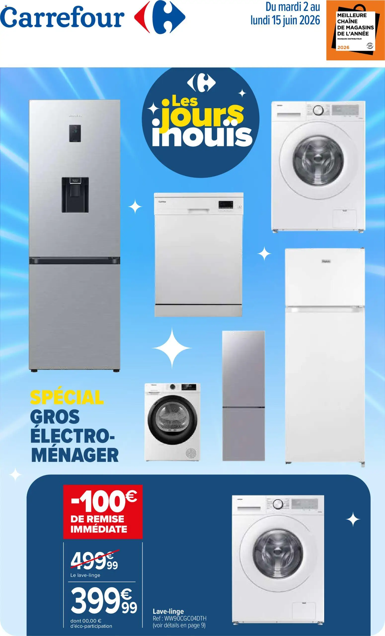 Prévisualisation de Carrefour Spécial gros électro-ménager du magasin Carrefour formulaire valide 02/06/2026