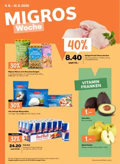 Vorschau des Merkblatts Migros aktionen vom Shop Migros gültig von 06.08.2026 bis 12.08.2026