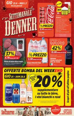 Vorschau des Merkblatts Denner aktionen IT vom Shop Denner gültig von 25.06.2026 bis 01.07.2026