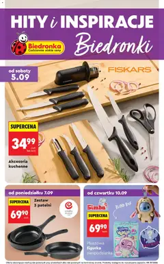 Pogląd gazetki "Biedronka gazetka - Hity i inspiracje" ze sklepu Biedronka ważnej od 05.09.2026