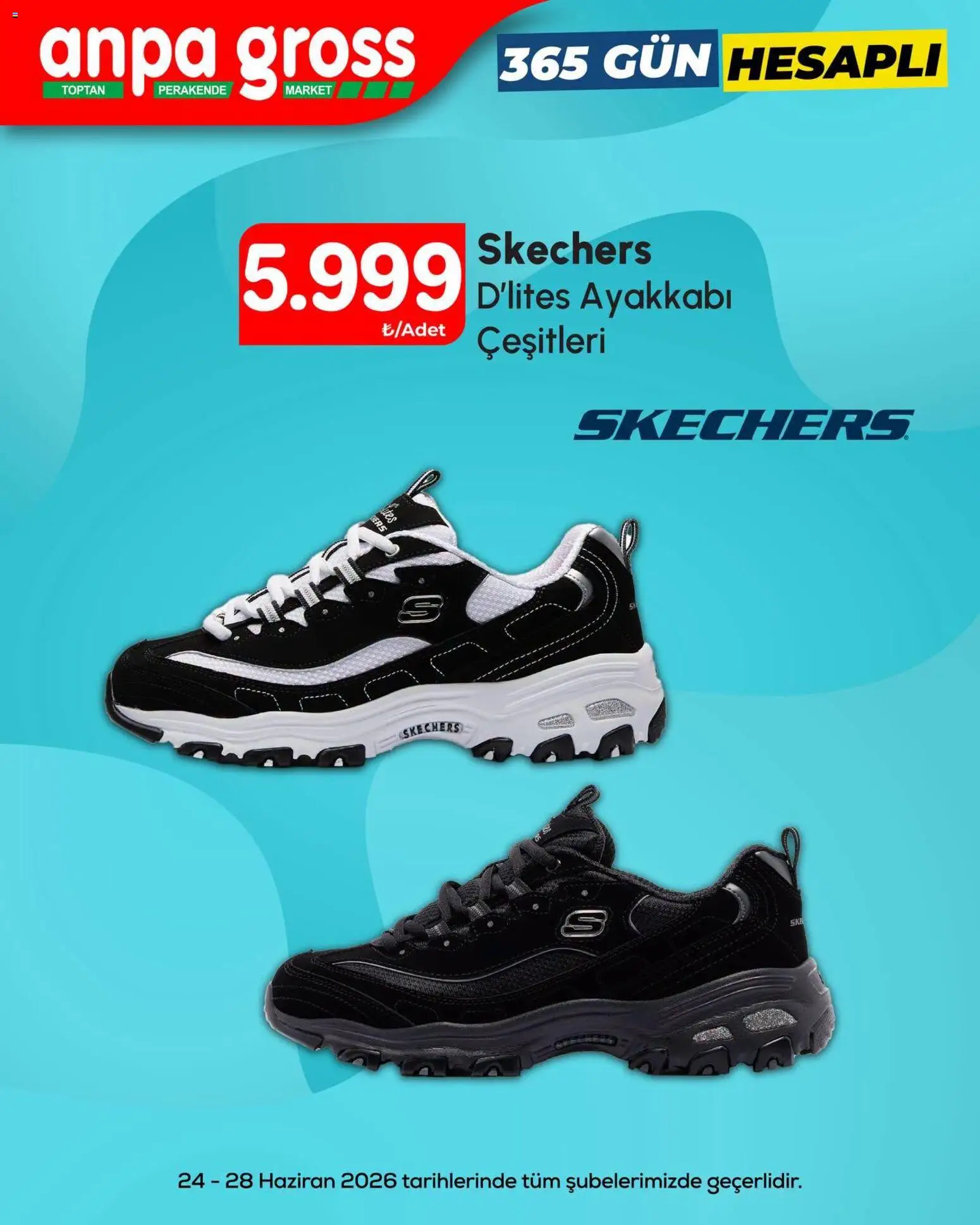 Anpa Gross Anpa Gross İndirim Skechers 24.06.2026 - Broşürünün önizlemesi