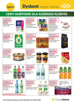 Pogląd gazetki "Sużyw gazetka - Dyskont" ze sklepu Sużyw ważnej od 01.06.2026