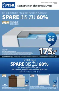 Vorschau von dem Prospekt des Geschäftes JYSK, gültig ab dem 16.08.2026