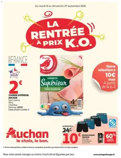 Prévisualisation de Auchan catalogue du magasin Auchan formulaire valide 15/09/2026