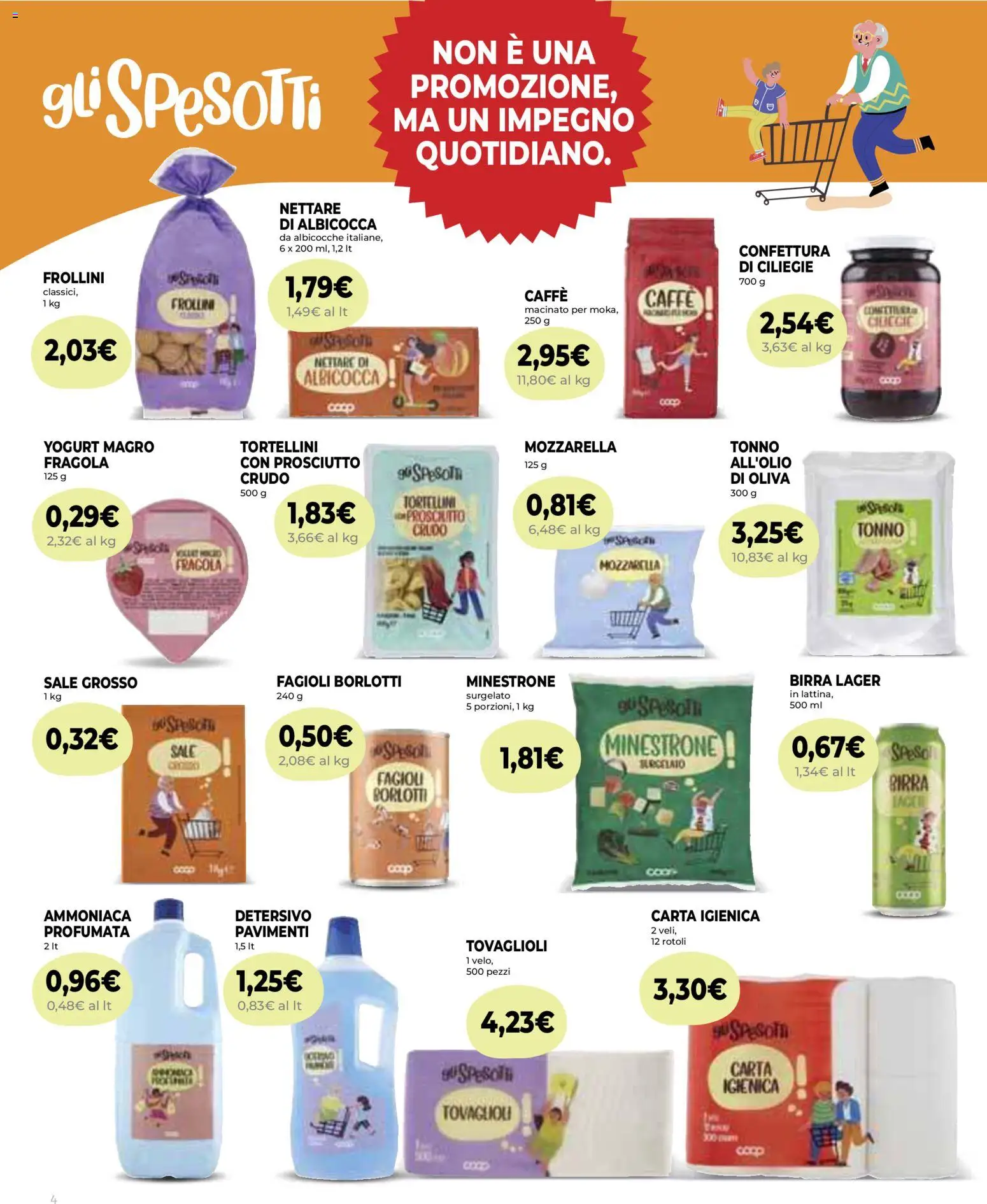 Anteprima dell'opuscolo Ipercoop volantino Extra offerte dal negozio Ipercoop valido da 22/10/2026 - Caffè, Birra, Fagioli, Tonno, Prosciutto Crudo, Sale, Carta igienica, Frollini