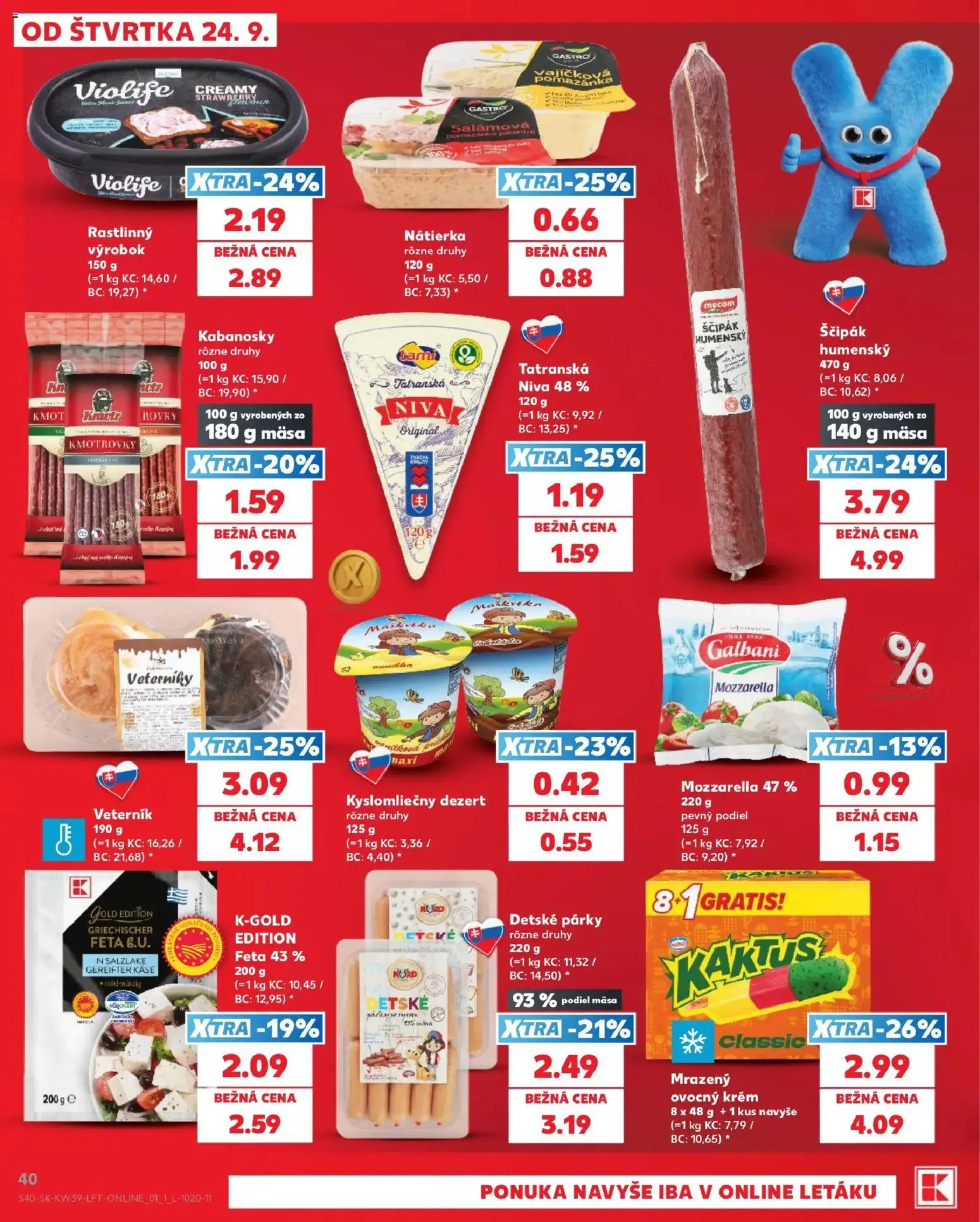 Náhľad Kaufland letáku platného od 24.09.2026
